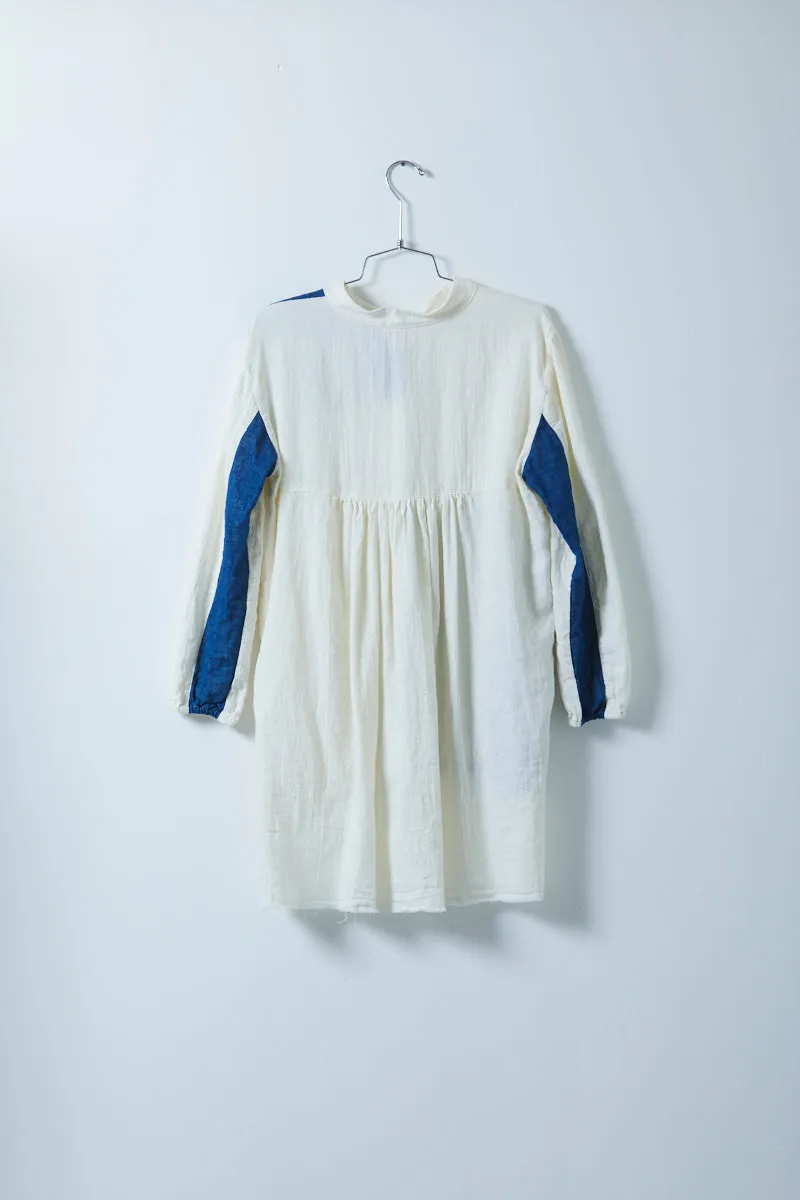 Sabine Shirt in Linen with Denim Gauze sold by Atelier Delphine product image thumbnail 2