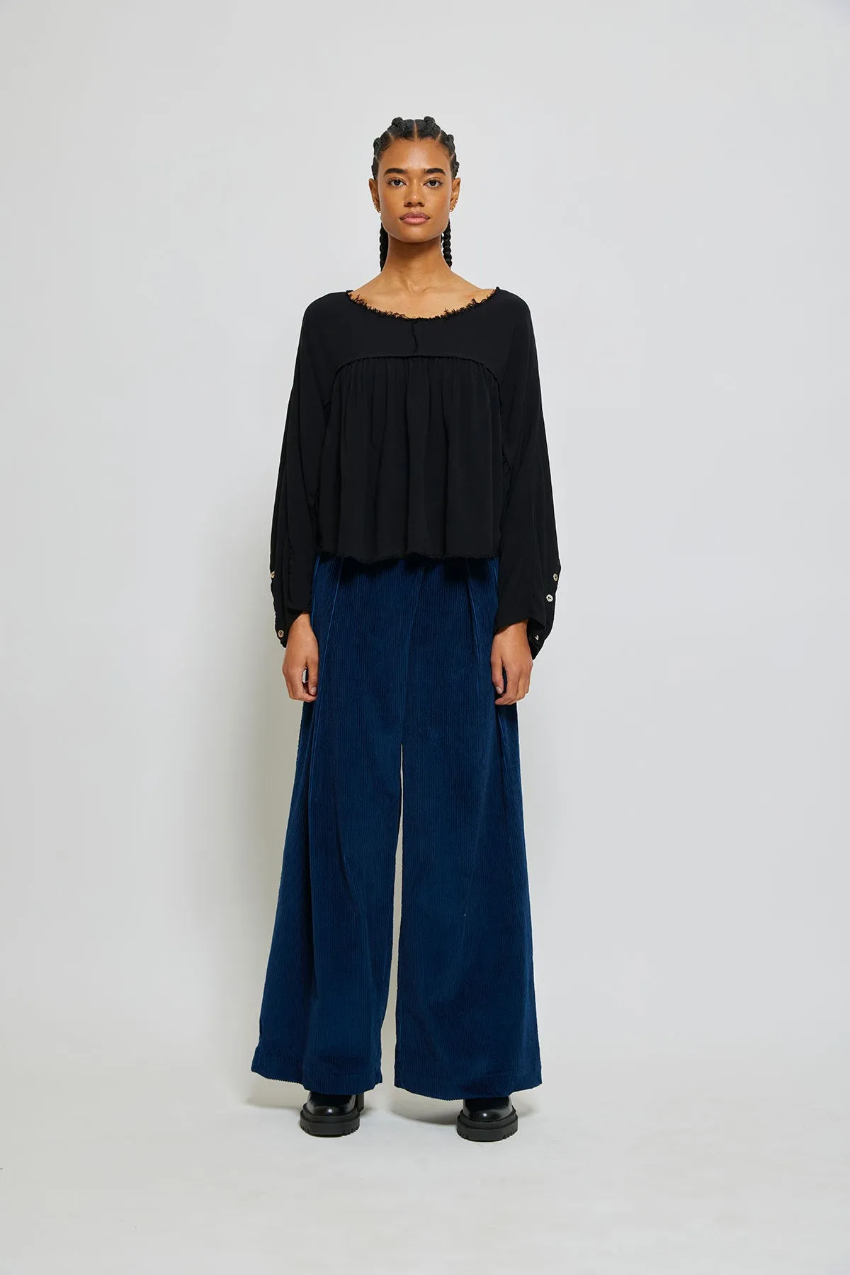 Serwa Top in Vintage Viscose sold by Atelier Delphine product image thumbnail 3