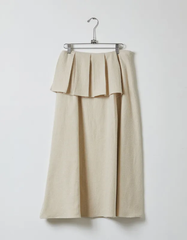 Chloe Washed Cotton Wool Skirt made by Atelier Delphine