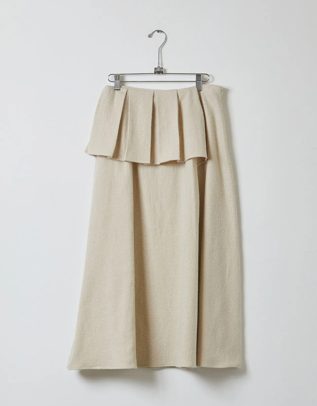 Chloe Washed Cotton Wool Skirt sold by Atelier Delphine
