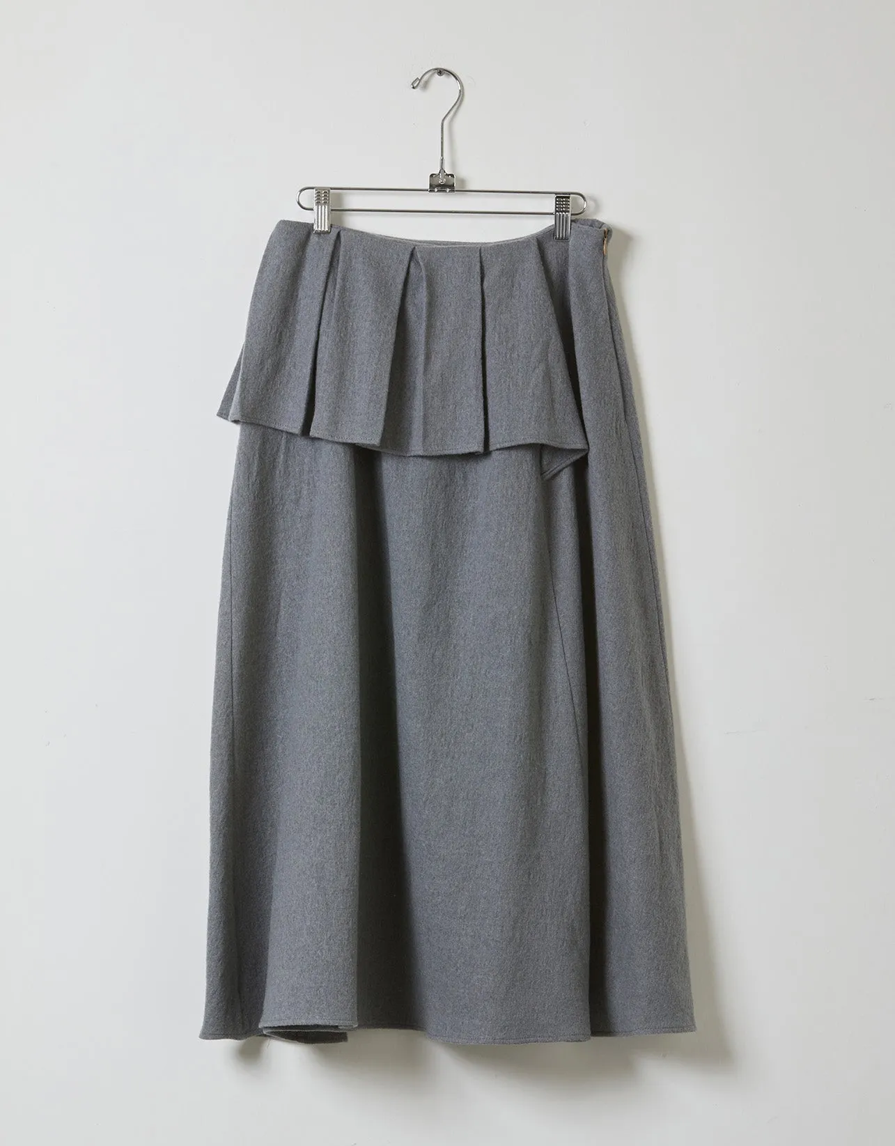 Chloe Washed Cotton Wool Skirt sold by Atelier Delphine product image thumbnail 2