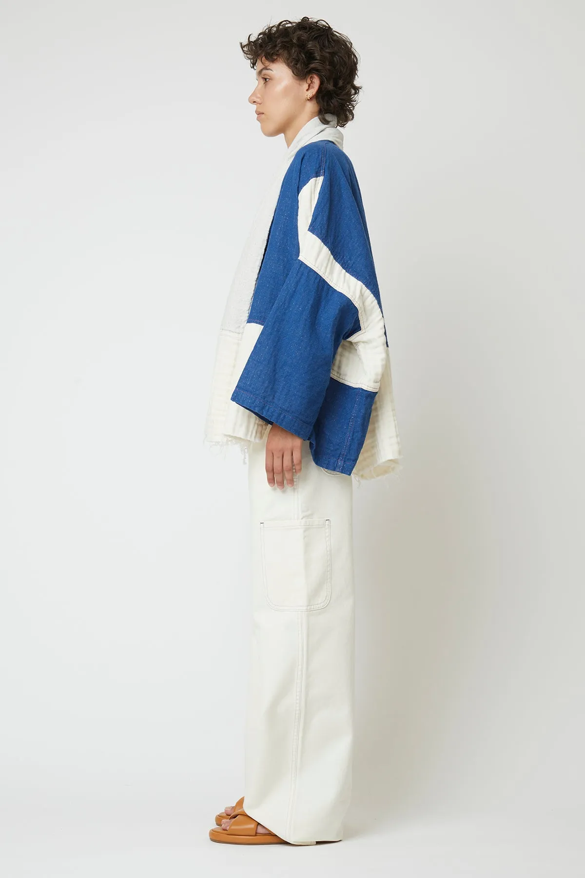 Kimono Jacket 5 Layer gauze Denim sold by Atelier Delphine product image thumbnail 4