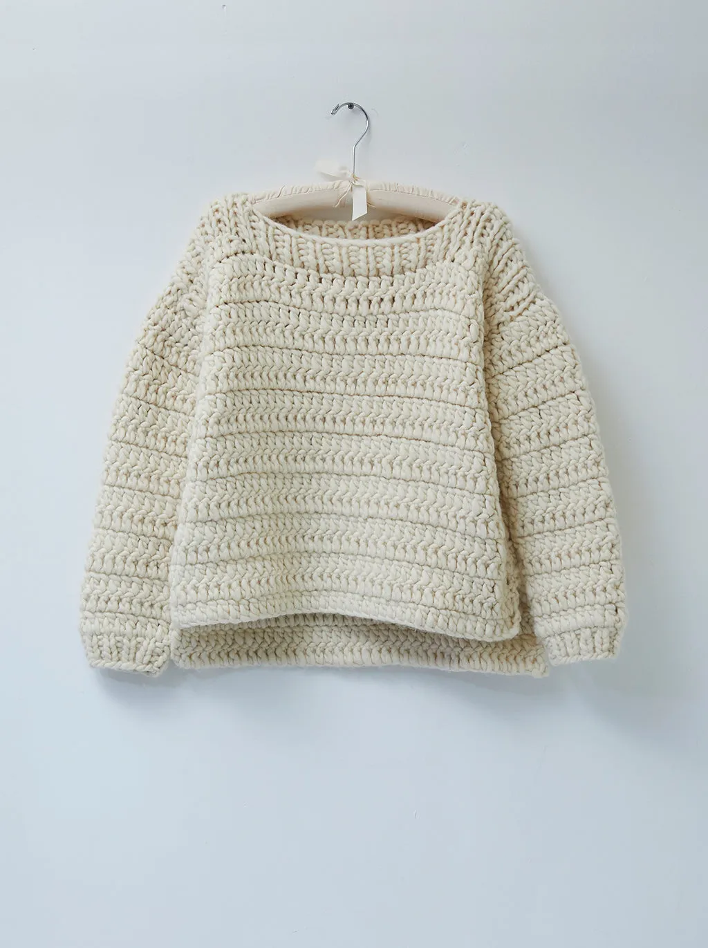 Elmira Sweater Wool Handmade sold by Atelier Delphine