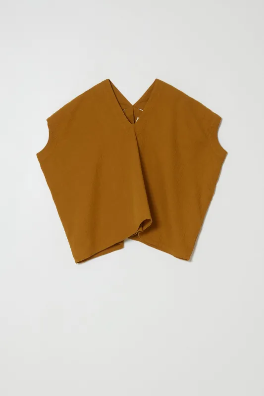 Celeste Top in Organic Crinkled Cotton Seasonal Colors made by Atelier Delphine