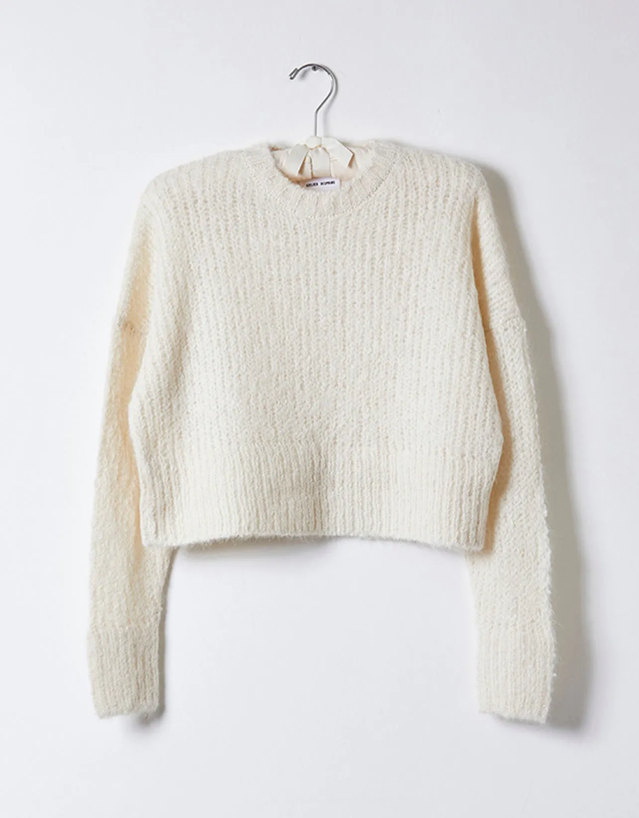 Bailey Top in Suri Alpaca Blend sold by Atelier Delphine