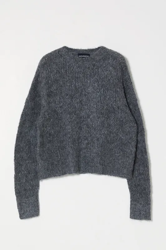 Bailey Top in Suri Alpaca Blend sold by Atelier Delphine