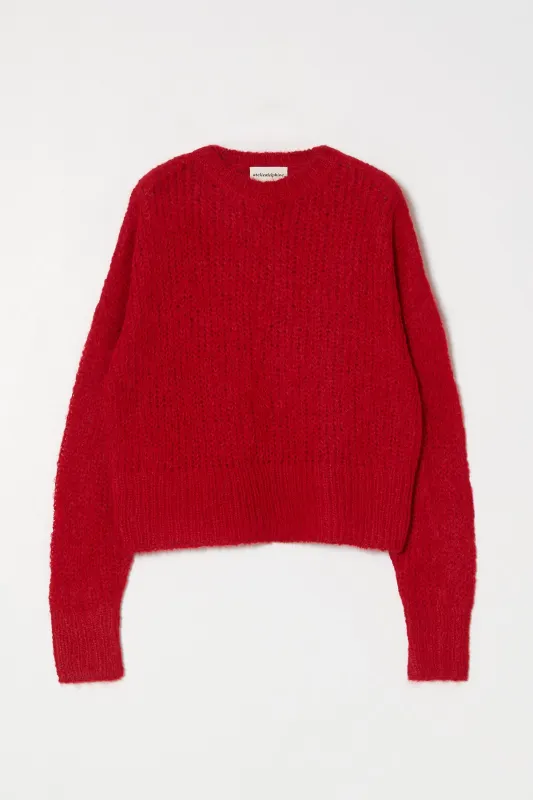 Bailey Top in Suri Alpaca Blend sold by Atelier Delphine