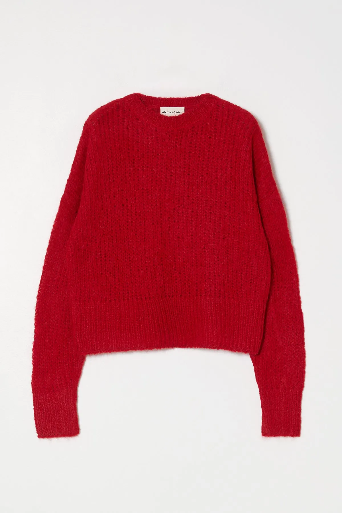 Bailey Top in Suri Alpaca Blend sold by Atelier Delphine