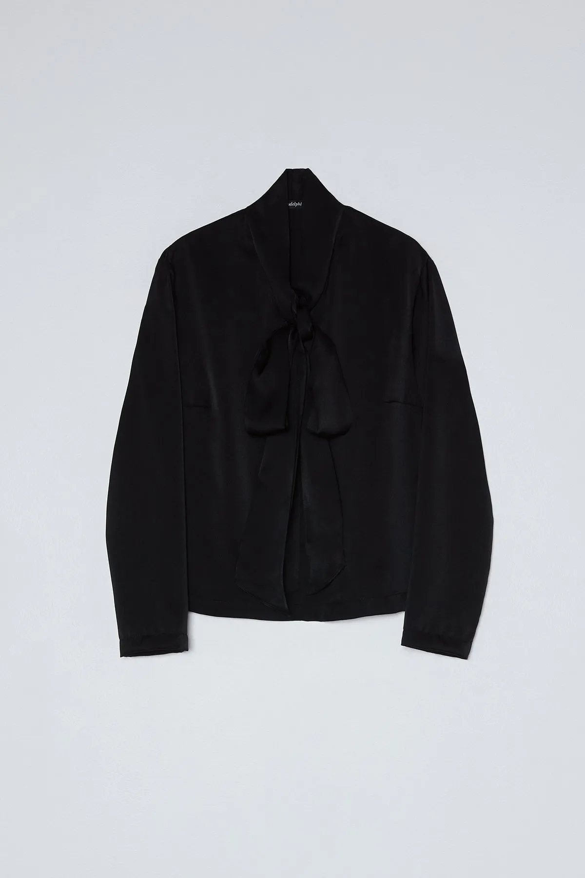 SCARF SATIN BLOUSE sold by Atelier Delphine