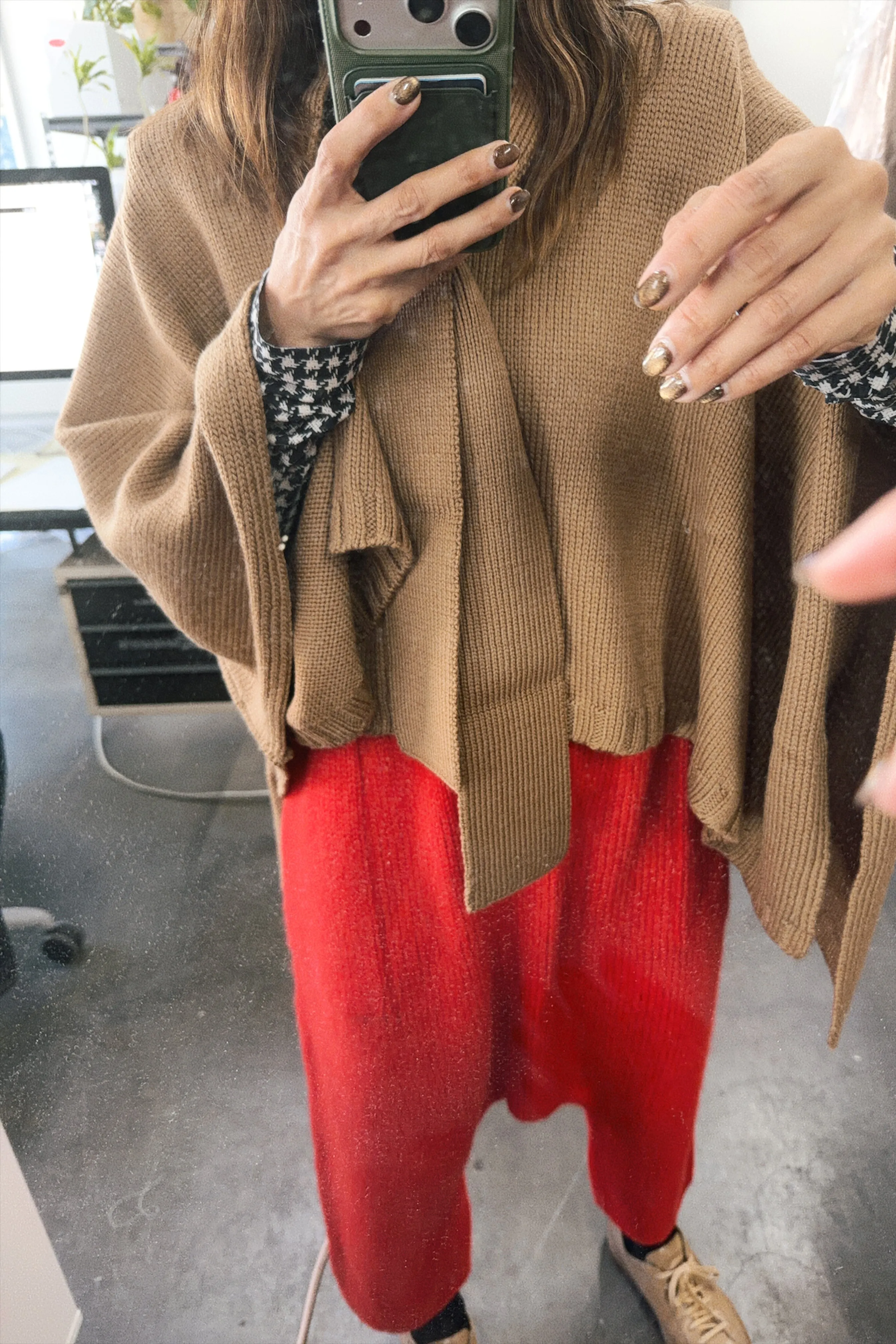 How We Are Wearing It / Square Poncho sold by Atelier Delphine