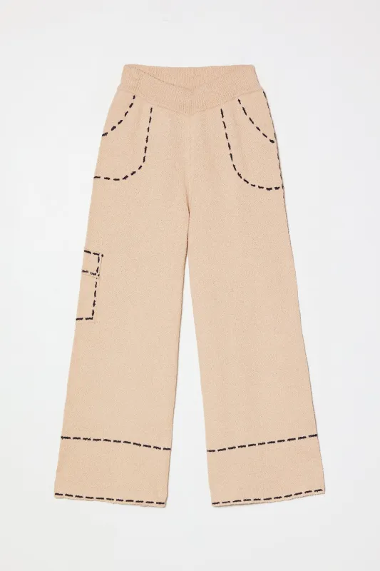 Lottie Pant in Boucle Tanguis Cotton made by Atelier Delphine