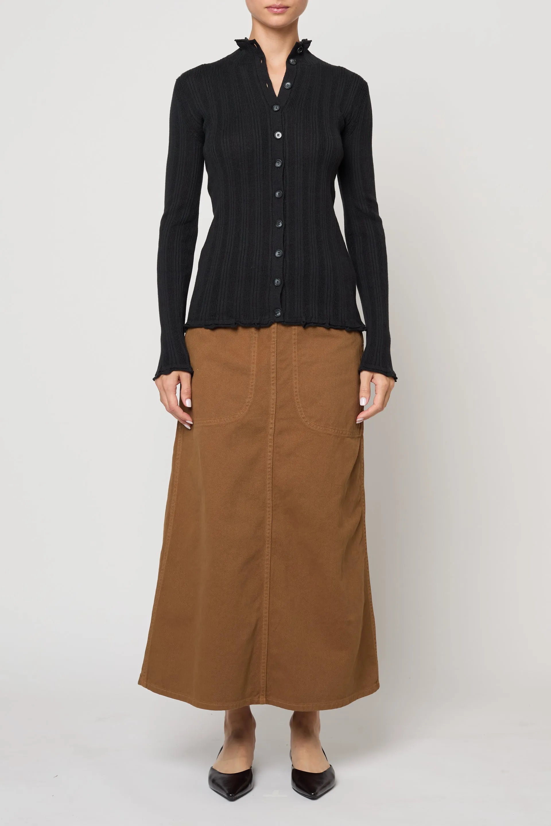 Pointelle Cardigan in Cotton sold by Atelier Delphine product image thumbnail 2