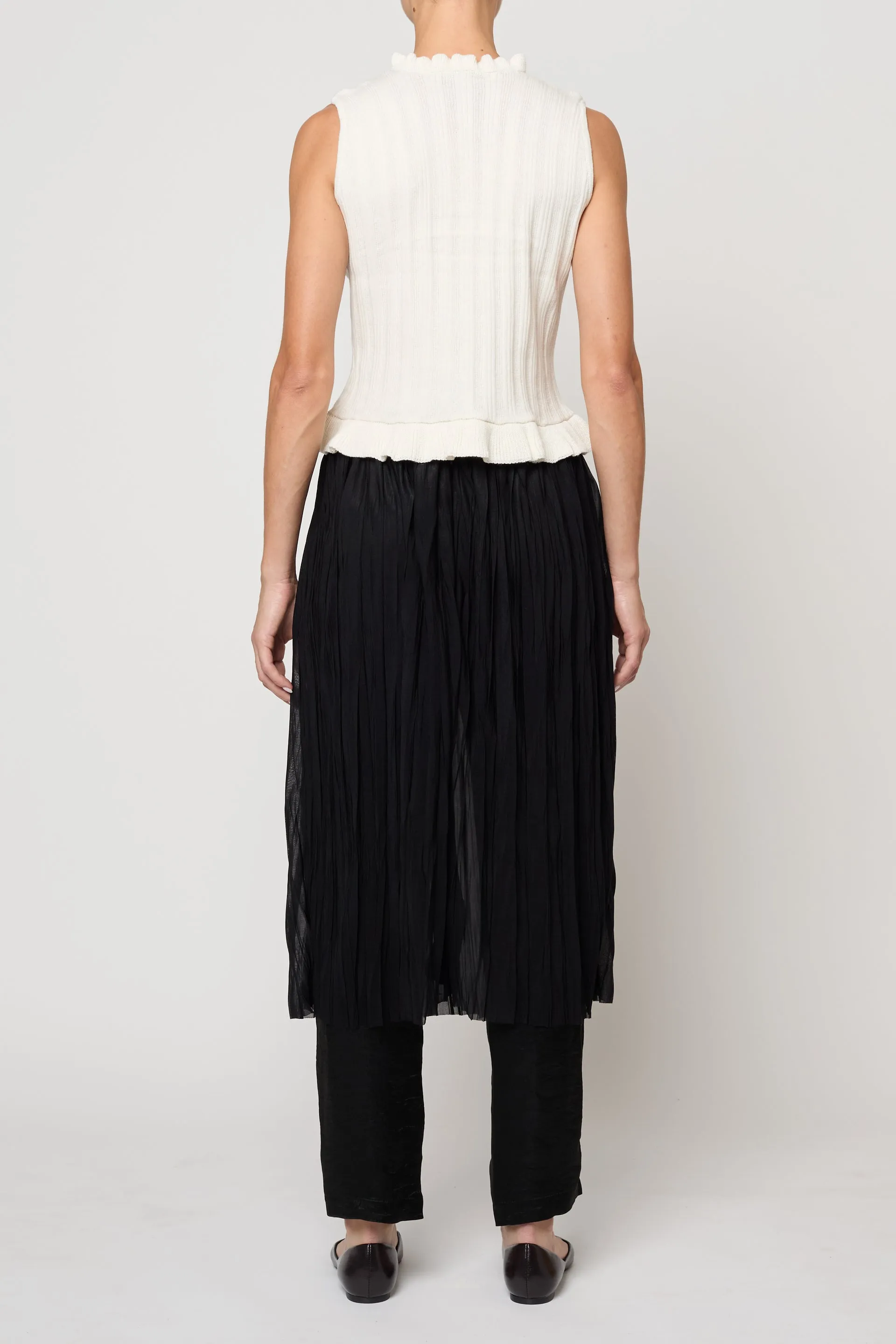 Skirt Pant in Random Pleats Chiffon sold by Atelier Delphine product image thumbnail 5