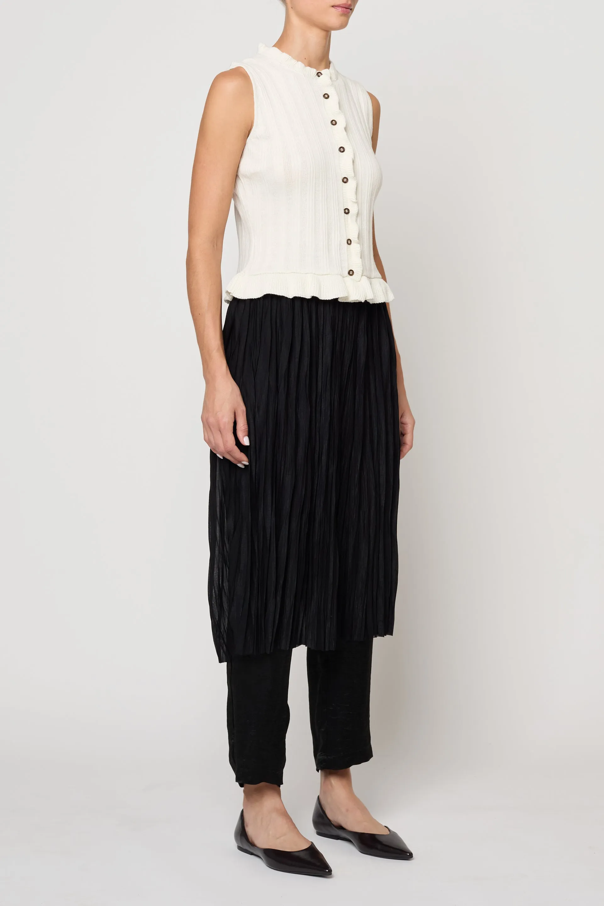 Skirt Pant in Random Pleats Chiffon sold by Atelier Delphine product image thumbnail 3