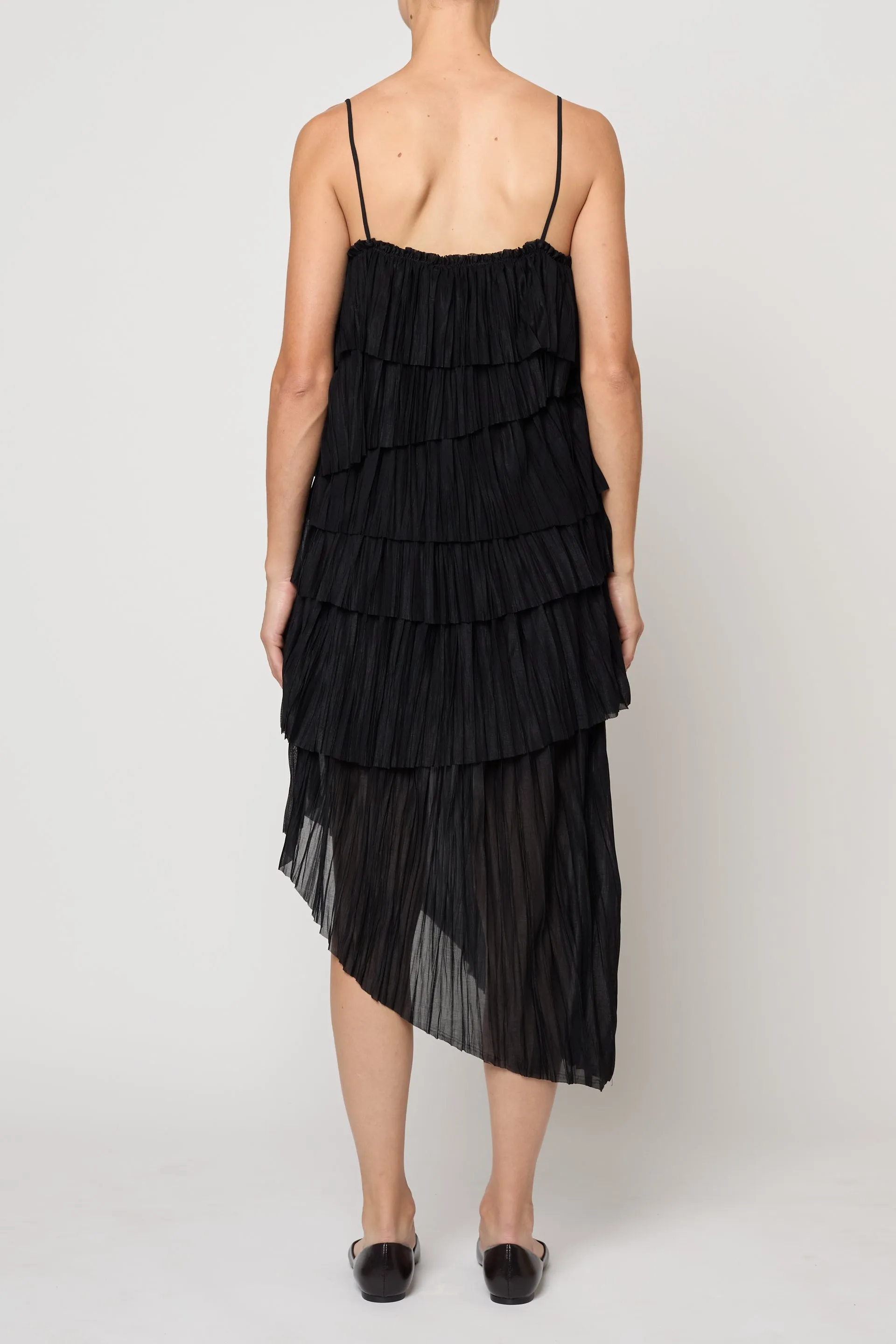 Arielle Dress in Random Pleats Chiffon sold by Atelier Delphine product image thumbnail 4