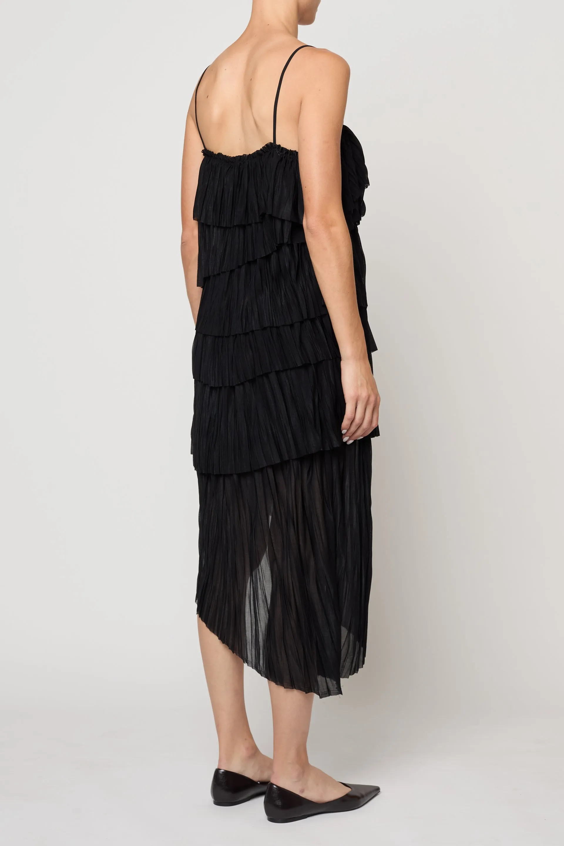 Arielle Dress in Random Pleats Chiffon sold by Atelier Delphine product image thumbnail 5