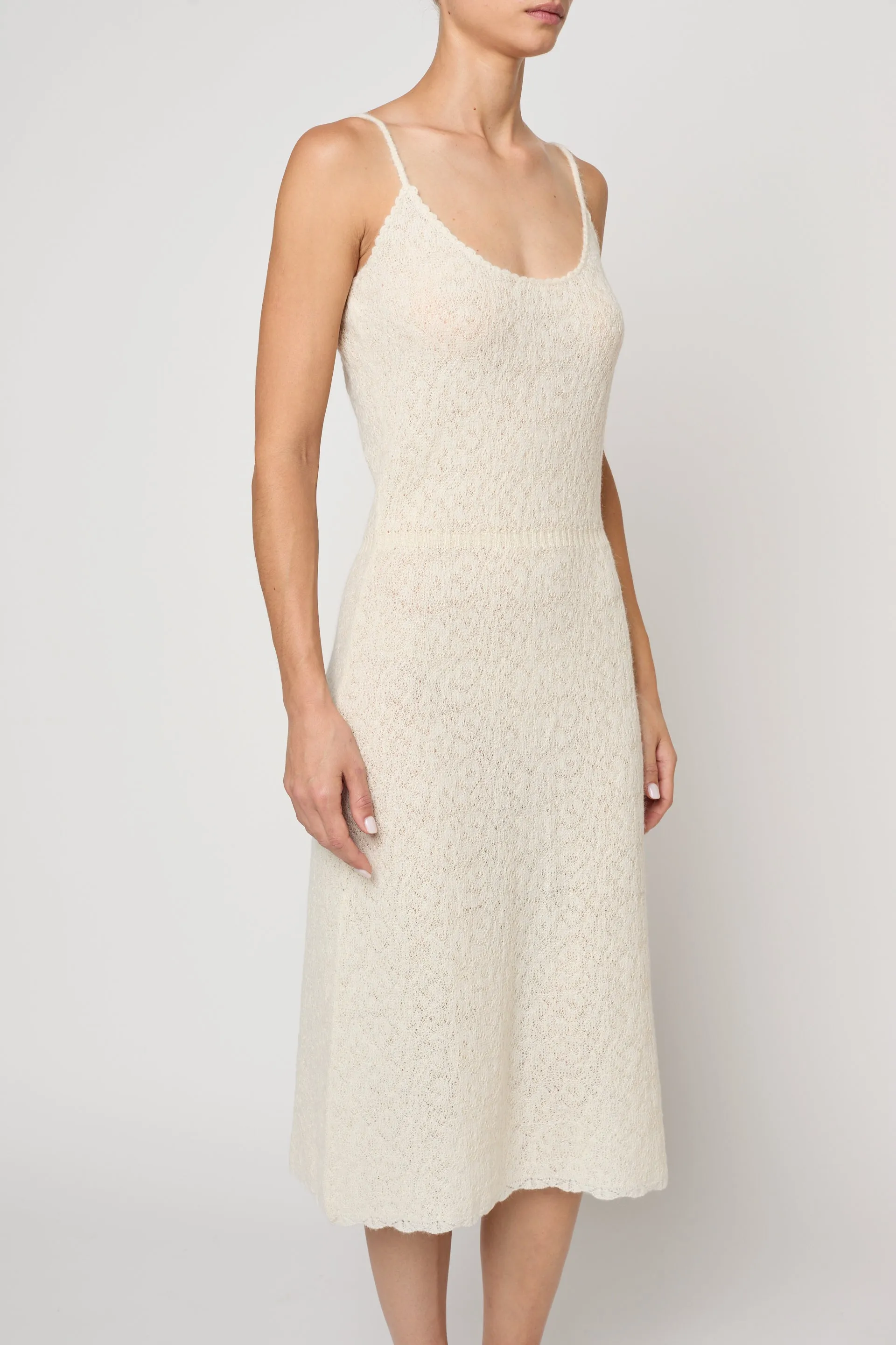 Jacquard Cami Dress in Jacquard Lace sold by Atelier Delphine product image thumbnail 2