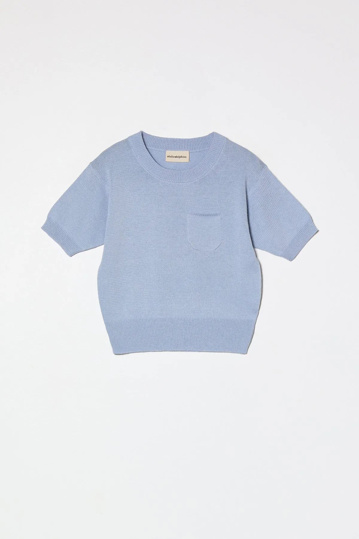 Mari Top in High Gauge Cotton Viscose sold by Atelier Delphine