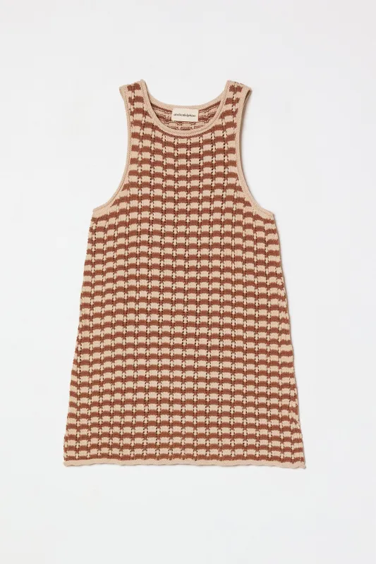 Ferrand Mini Dress in Rope Knit made by Atelier Delphine