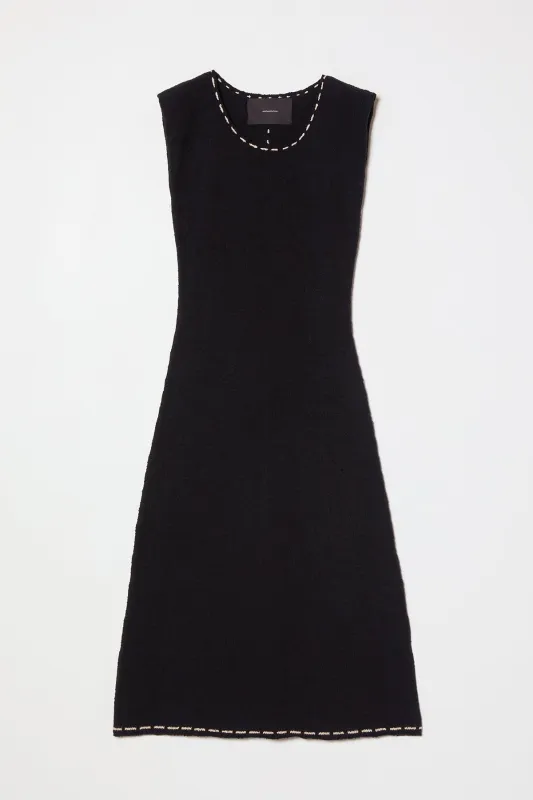 Tess Dress in Boucle Tanguis Cotton sold by Atelier Delphine