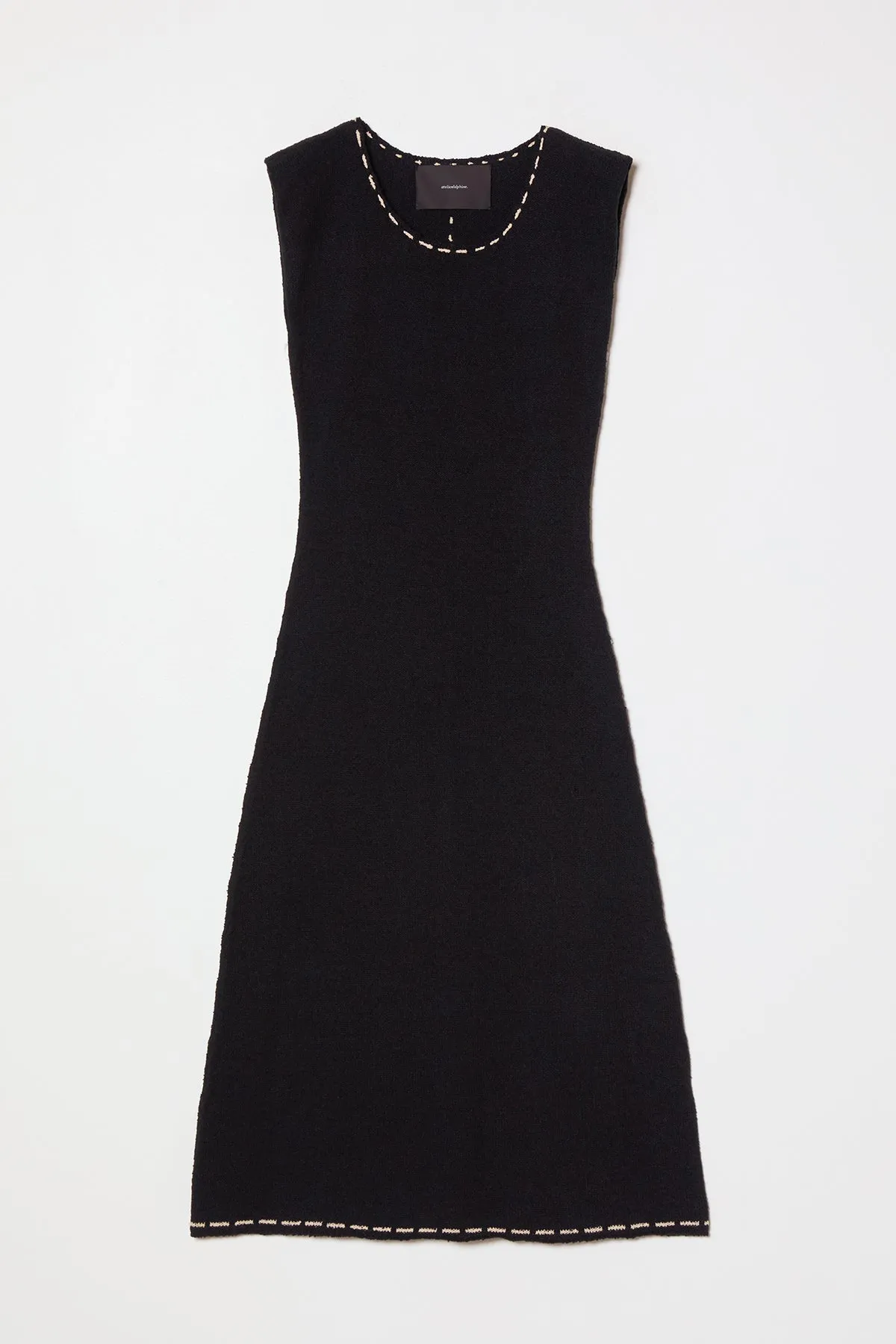 Tess Dress in Boucle Tanguis Cotton sold by Atelier Delphine