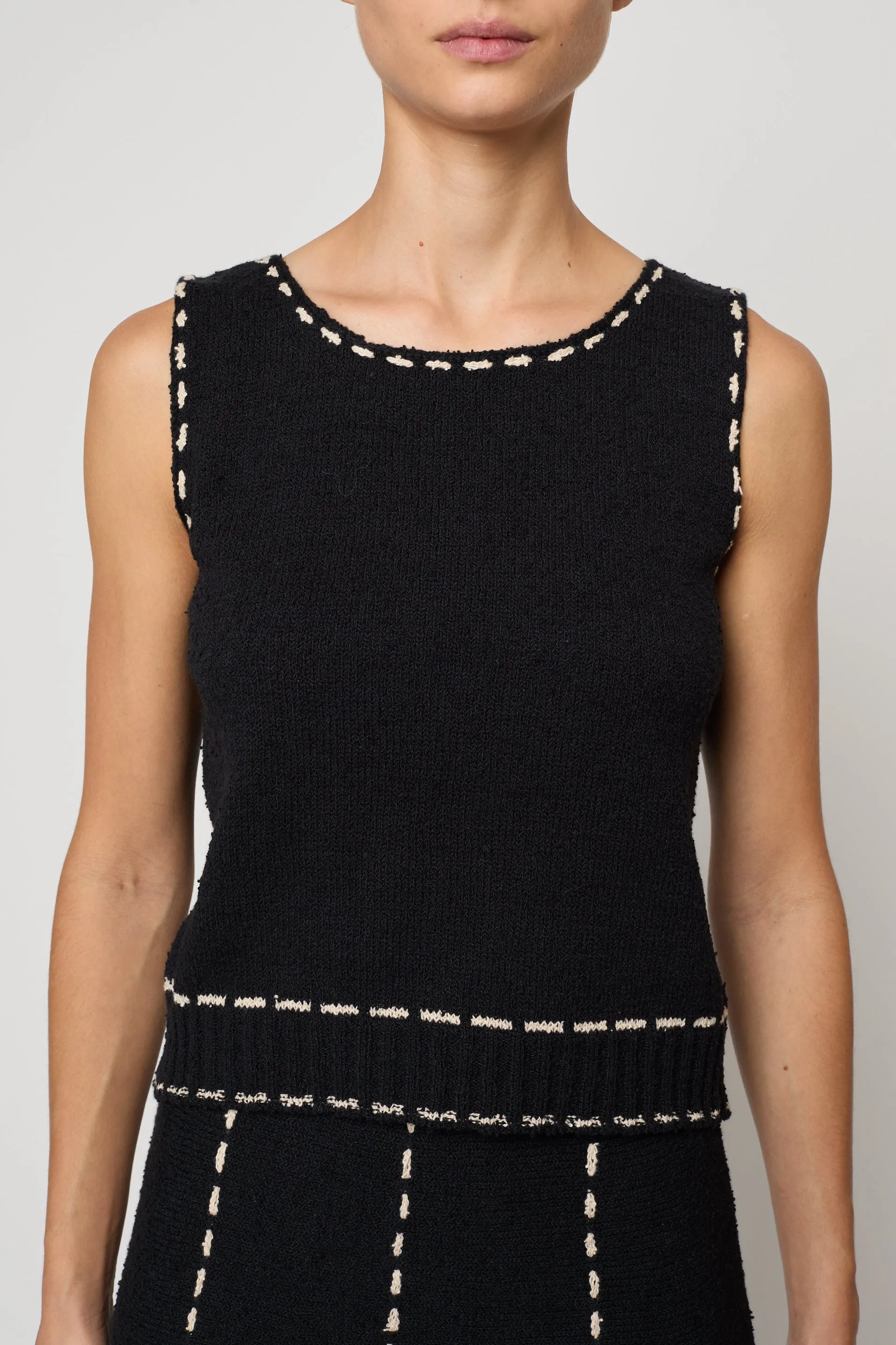 Romy Top in Boucle Tanguis Cotton sold by Atelier Delphine product image thumbnail 5