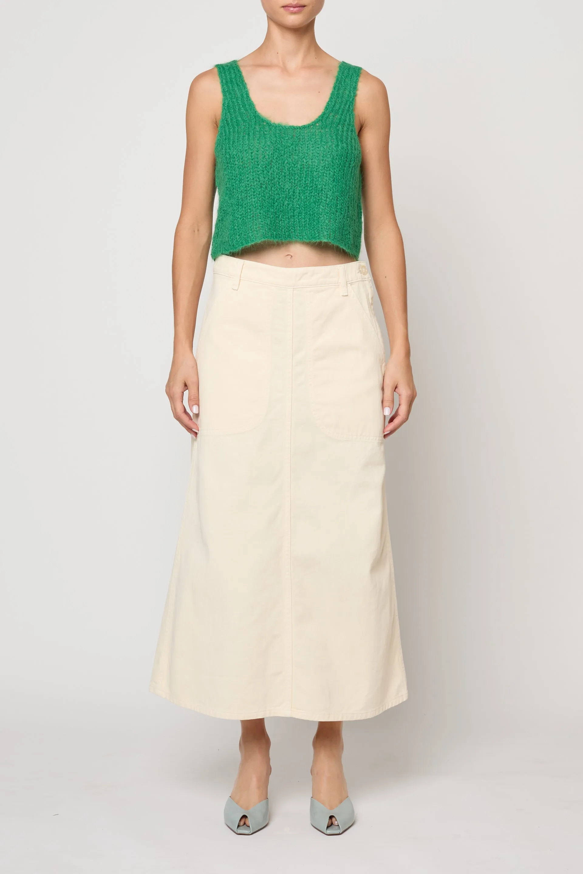 Erin Skirt in Twill sold by Atelier Delphine product image thumbnail 2