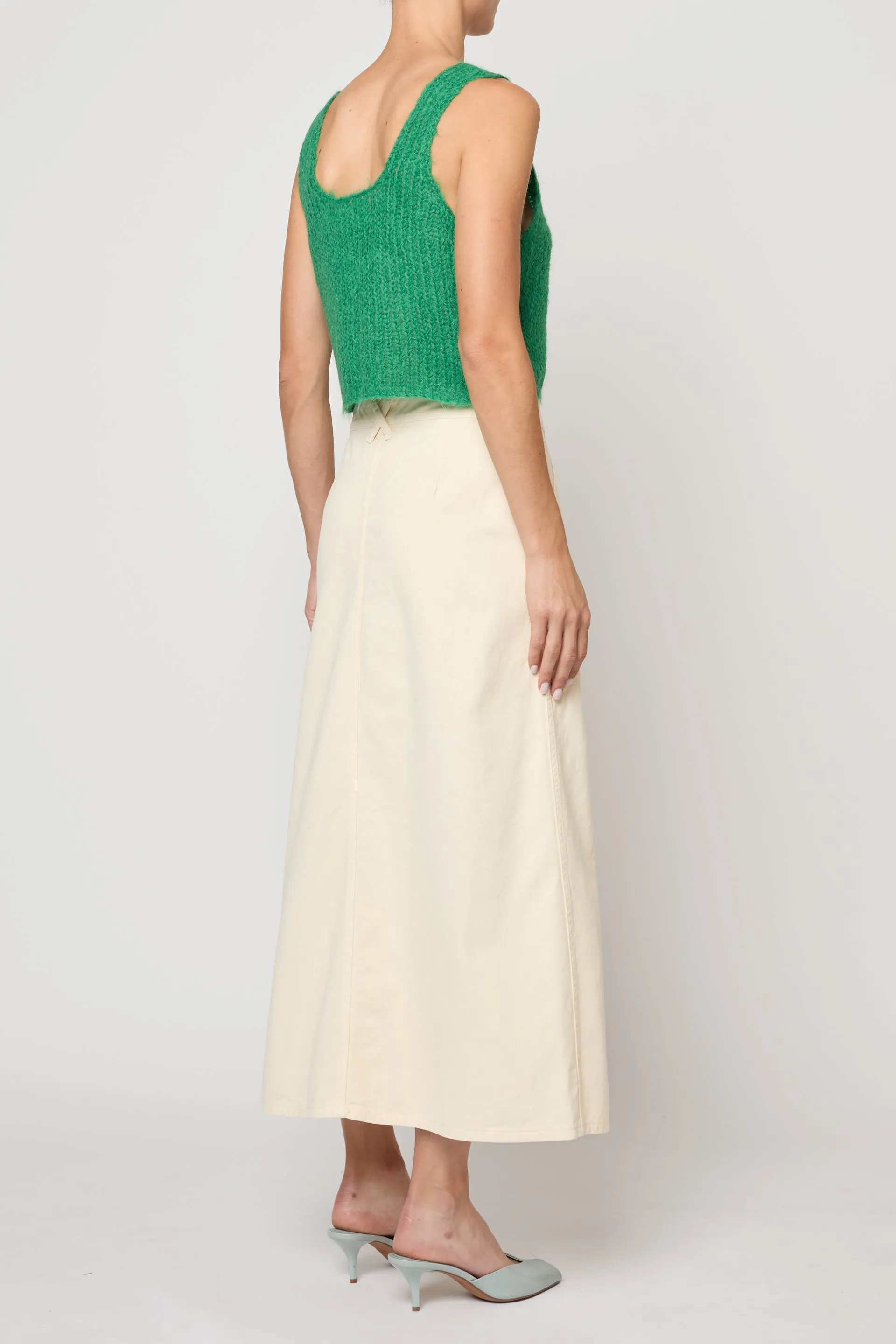 Erin Skirt in Twill sold by Atelier Delphine product image thumbnail 4