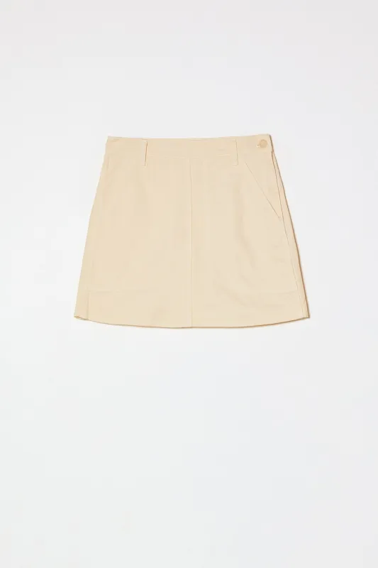 Erin Mini Skirt in Twill made by Atelier Delphine
