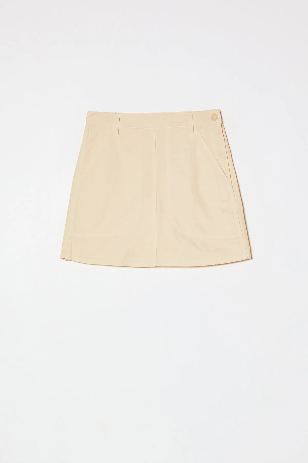 Erin Mini Skirt in Twill sold by Atelier Delphine