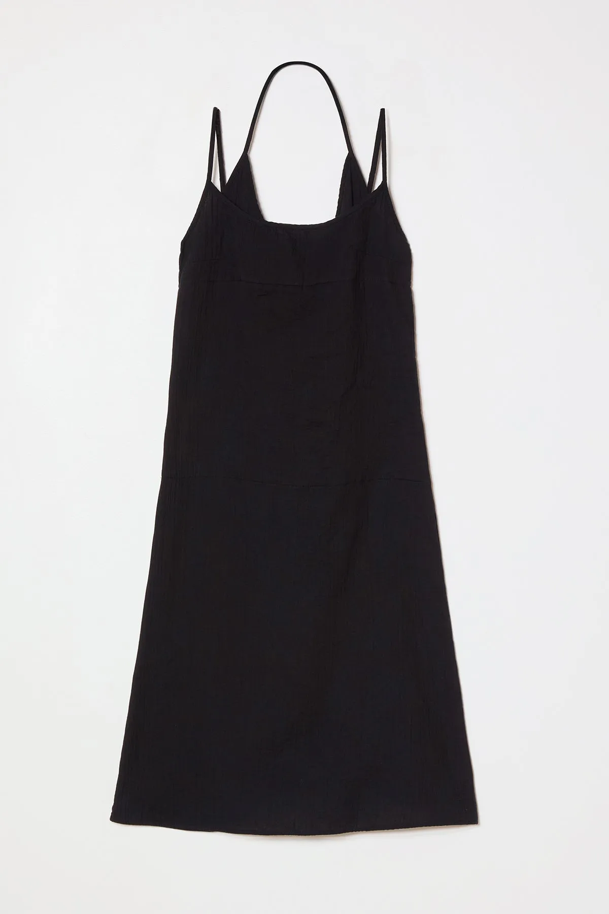 Slip Midi Dress in Crinkled Cotton Gauze sold by Atelier Delphine