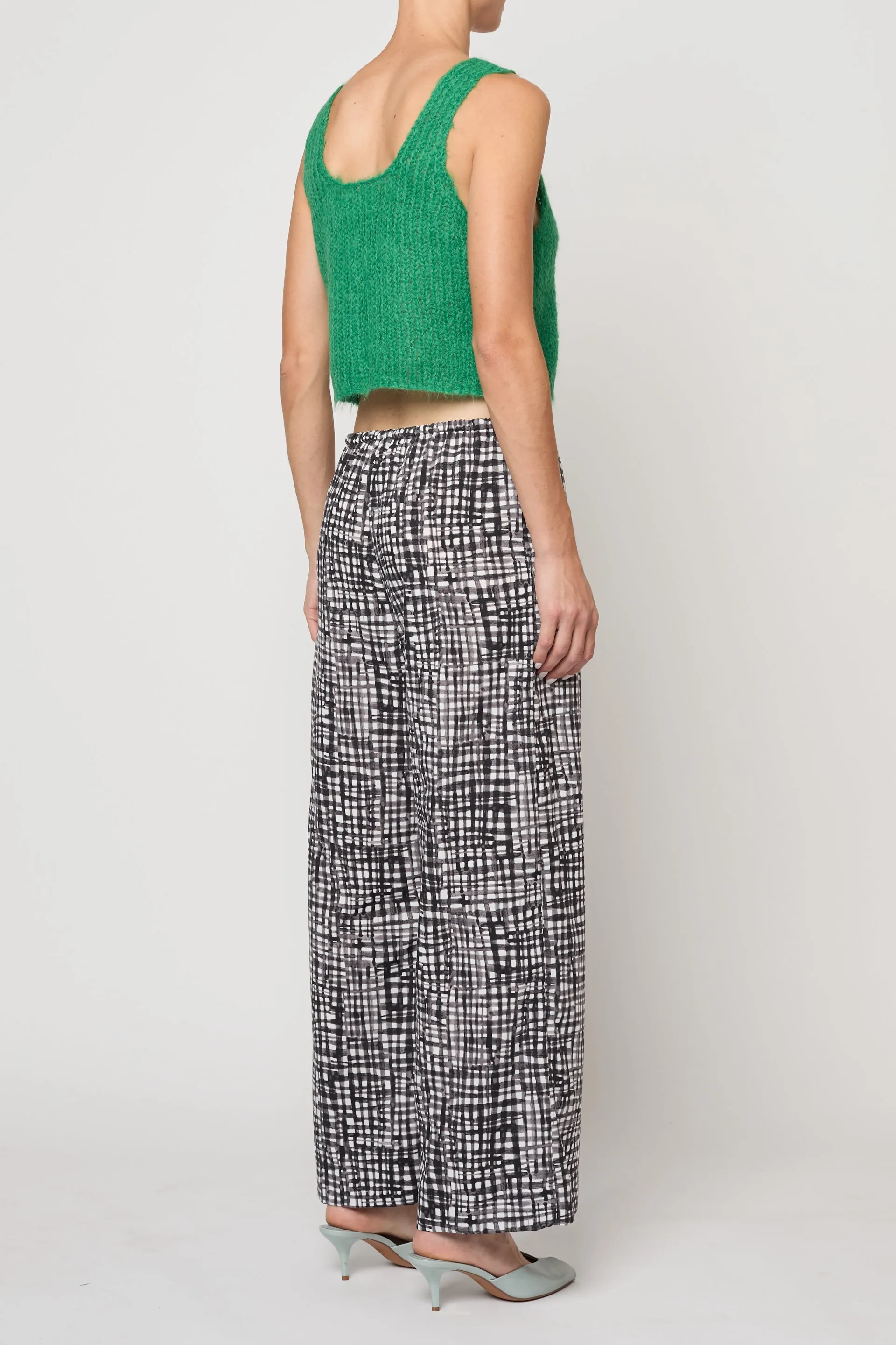 Track Trouser in Watercolor Gingham sold by Atelier Delphine product image thumbnail 5