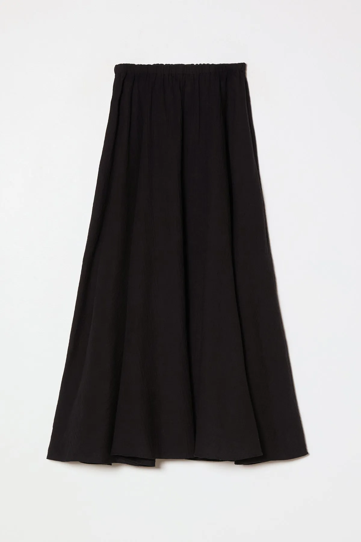 Pull On Skirt in Crinkled Cotton Gauze sold by Atelier Delphine product image thumbnail 5