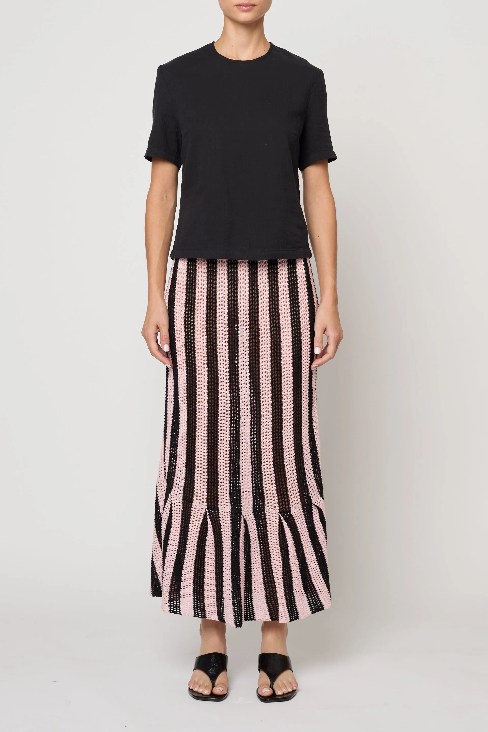 Crop Top in Crinkled Cotton Gauze sold by Atelier Delphine product image thumbnail 2