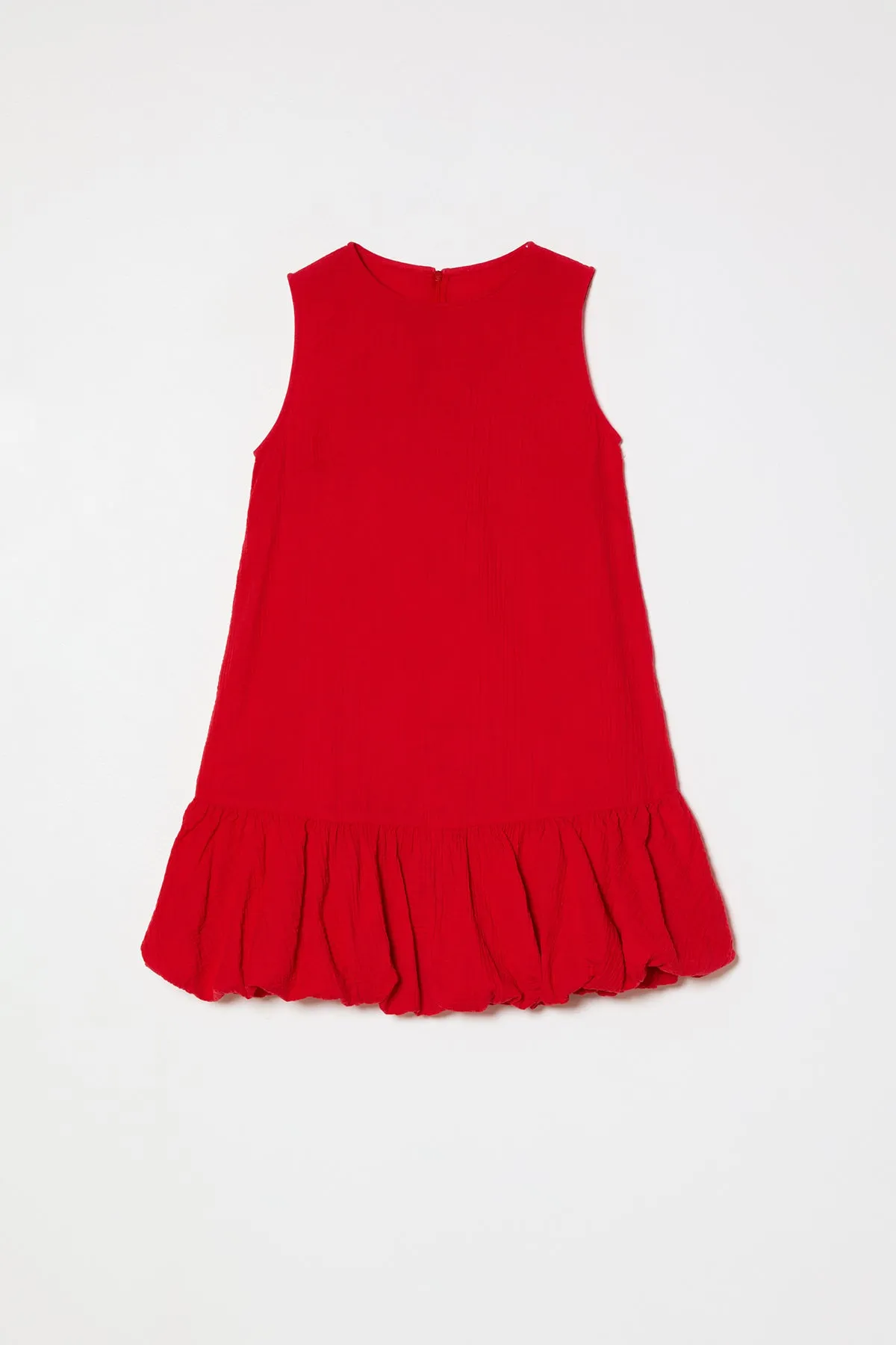 Balloon Mini Dress in Crinkled Cotton Gauze sold by Atelier Delphine product image thumbnail 5