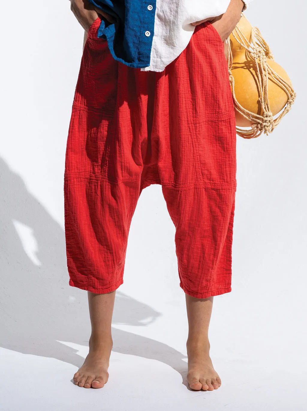 Kiko Pant in Crinkled Cotton sold by Atelier Delphine product image thumbnail 4