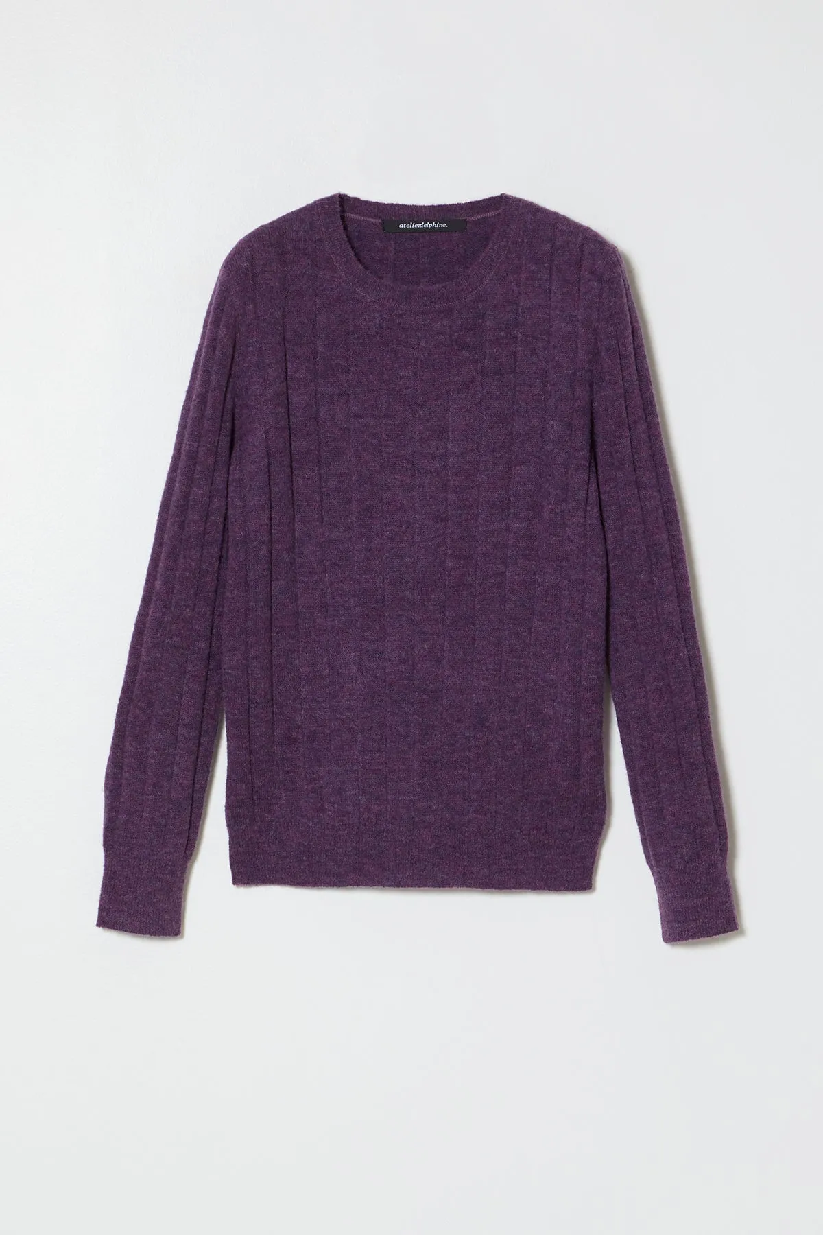 Rib Crewneck Top in Superfine Alpaca sold by Atelier Delphine product image thumbnail 5