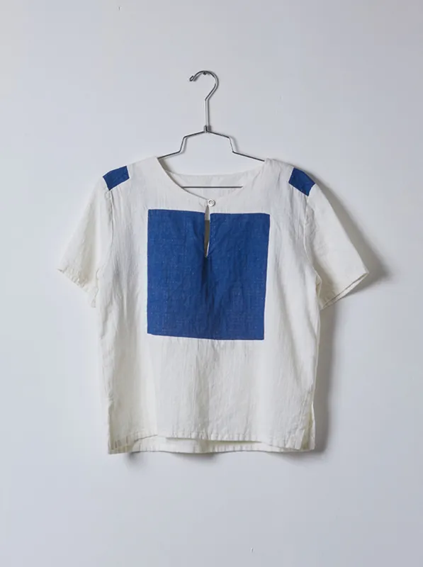 Lilith Top in Linen Cotton made by Atelier Delphine