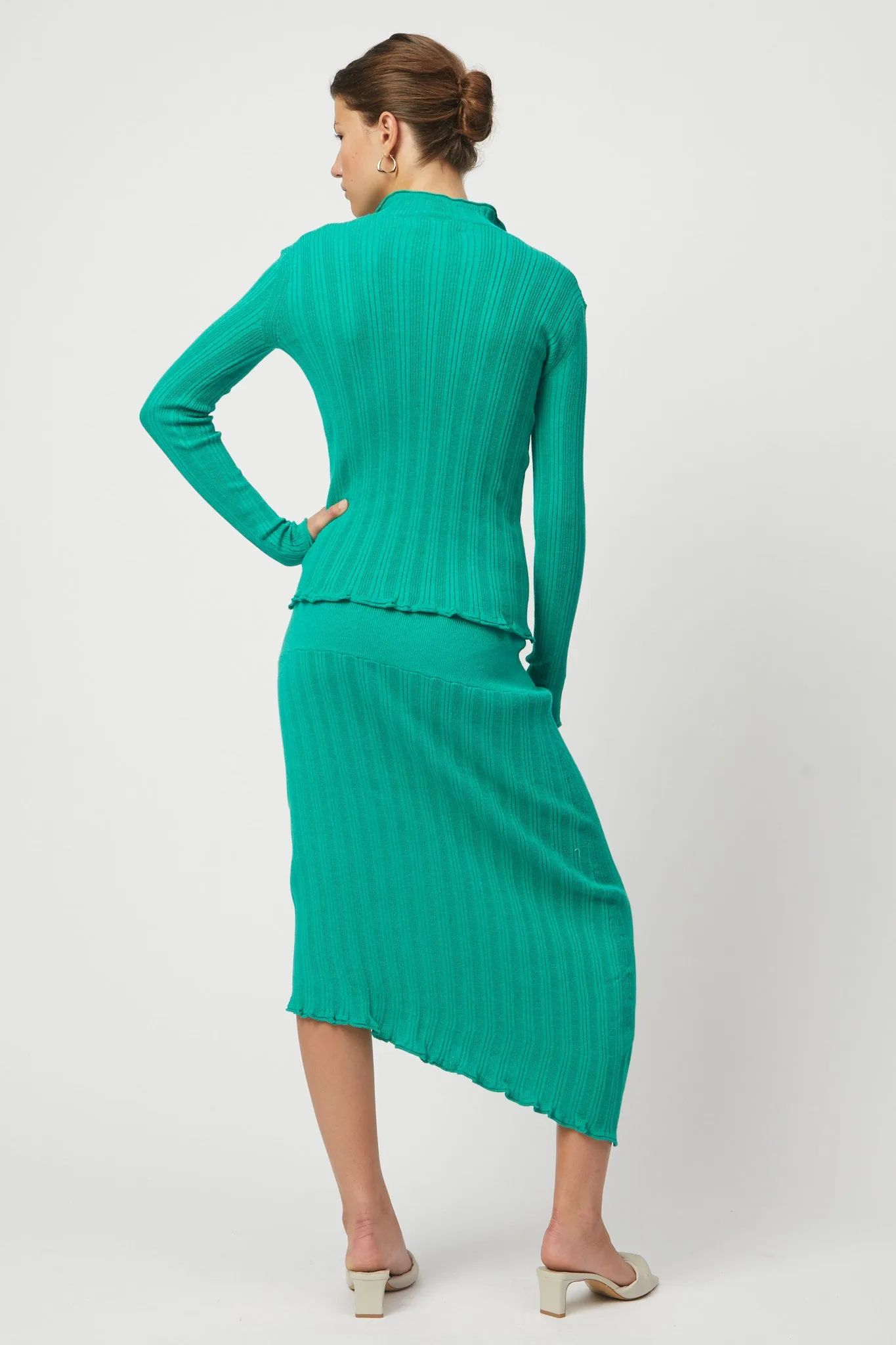 Pointelle Slim Rib Cardigan sold by Atelier Delphine product image thumbnail 5