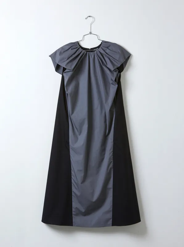 Cacie Dress in Paneled Poplin made by Atelier Delphine