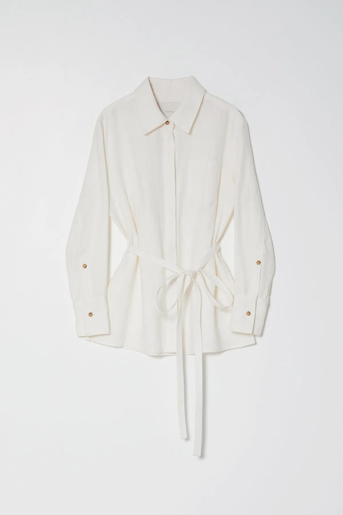 Bonnet Shirt in Linen Cotton sold by Atelier Delphine