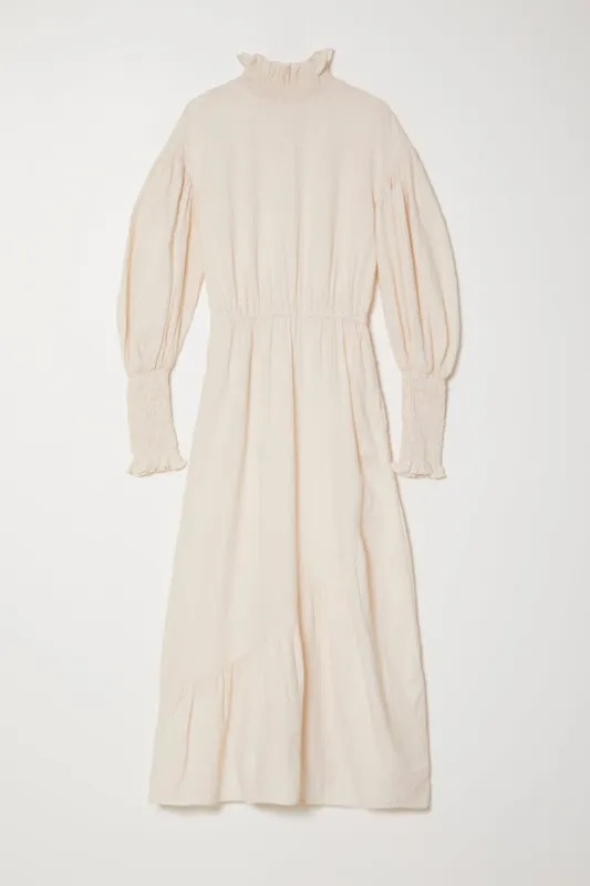 Kohaku Dress in Crinkled Cotton Gauze made by Atelier Delphine