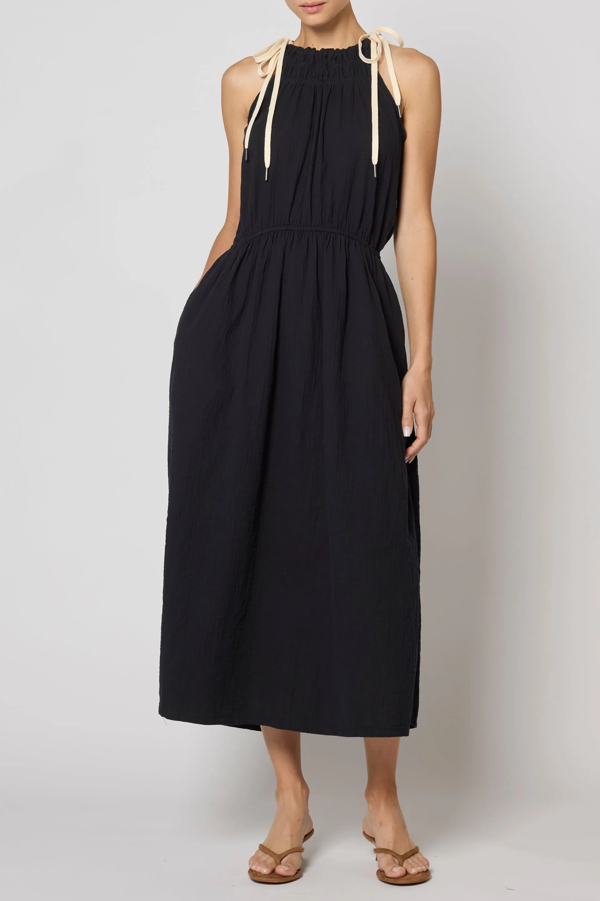 Singer Dress in Crinkled Cotton Gauze sold by Atelier Delphine product image thumbnail 2