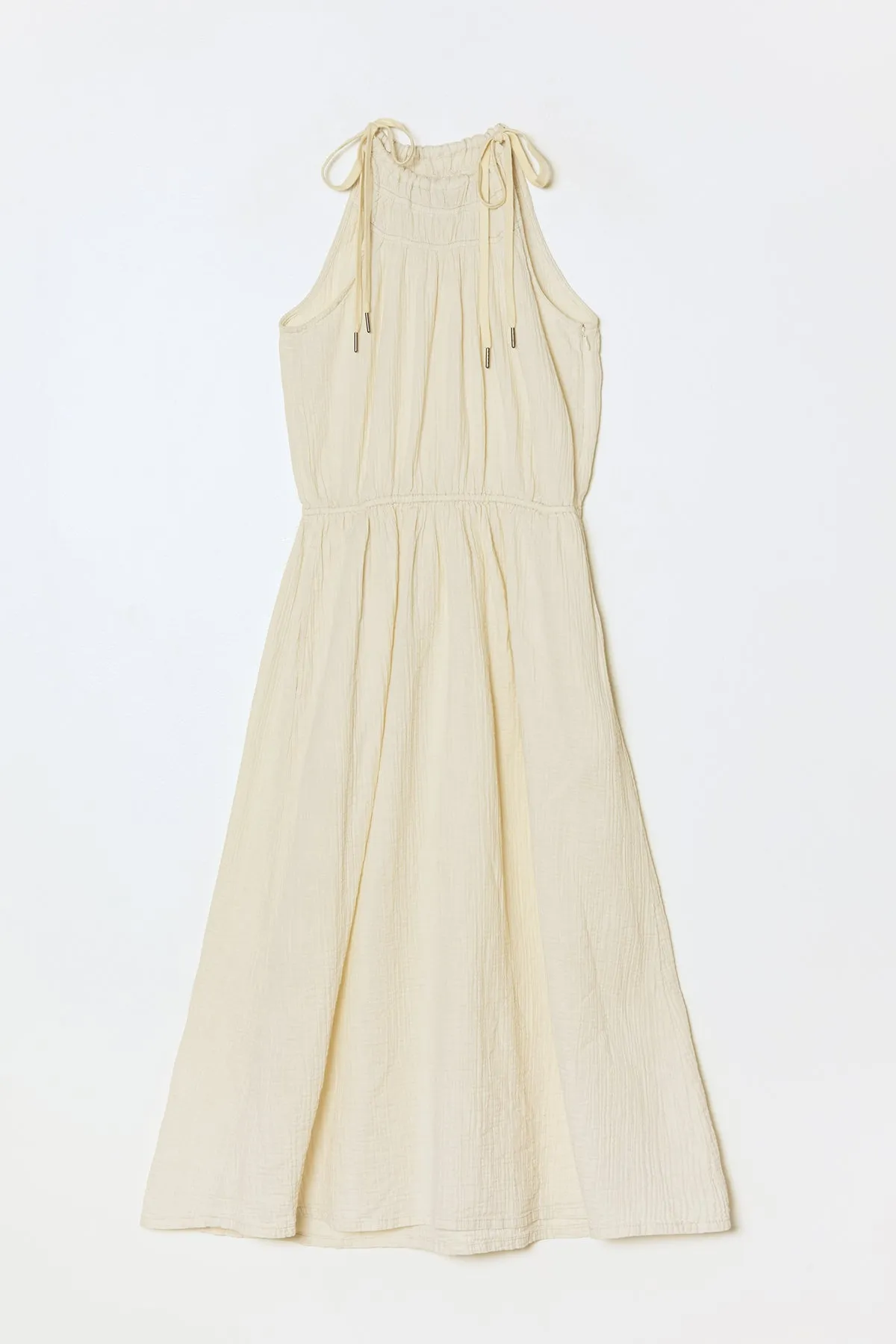 Singer Dress in Crinkled Cotton Gauze sold by Atelier Delphine product image thumbnail 5