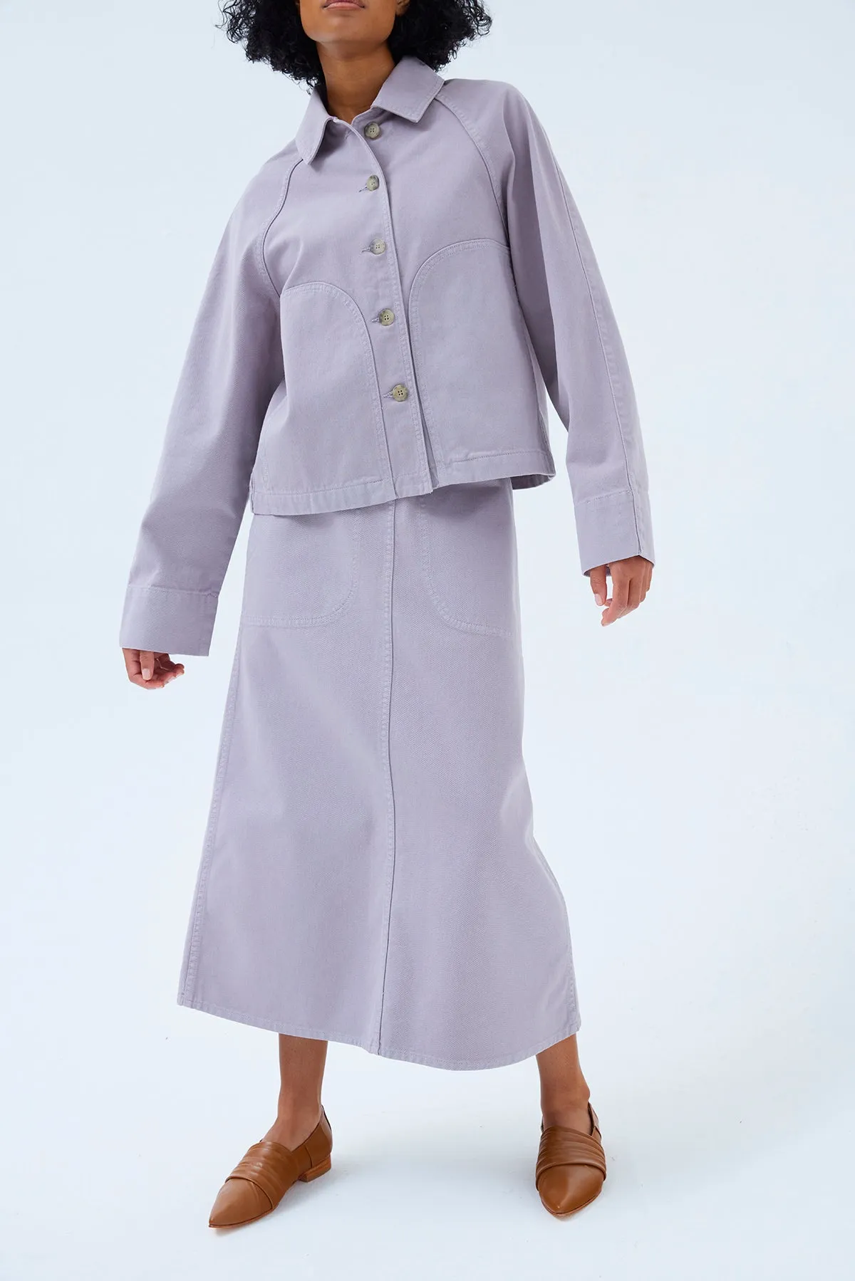 Erin Skirt in Heavyweight Twill sold by Atelier Delphine product image thumbnail 2