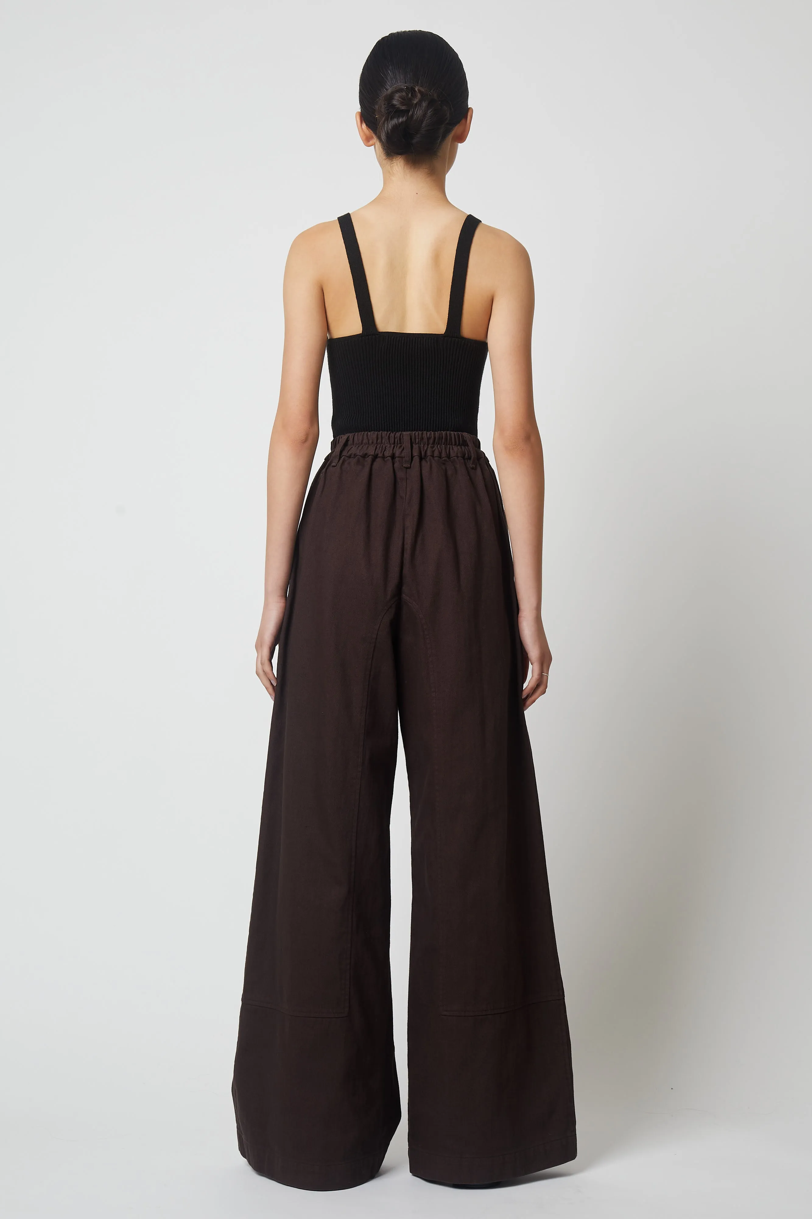 Dorian Wide Pant in Twill sold by Atelier Delphine product image thumbnail 3