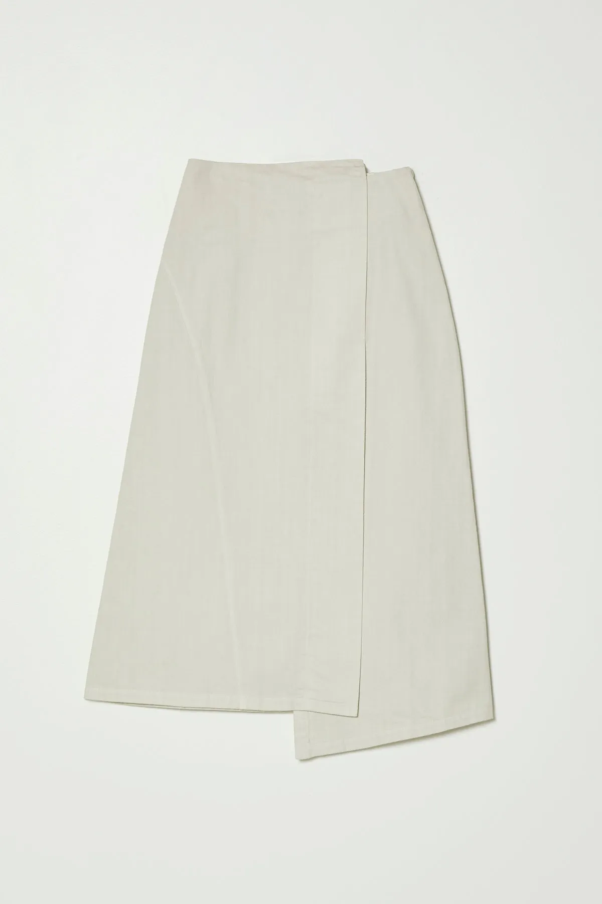 Asymmetrical Long Skirt in Twill sold by Atelier Delphine product image thumbnail 2