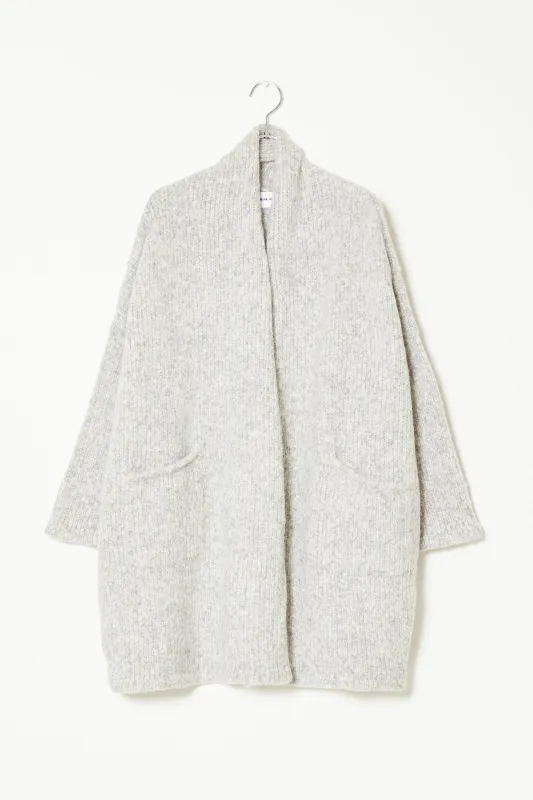Haori Coat in Supreme Alpaca - Watery Sky made by Atelier Delphine