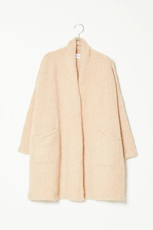 Haori Coat in Supreme Alpaca - Grain made by Atelier Delphine