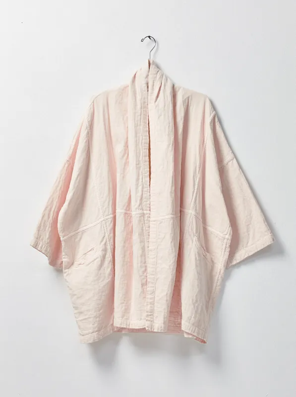 Haori Coat in Double Layer Gauze - Buff made by Atelier Delphine
